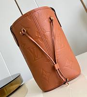 LV Neverfull MM Monogram Empreinte Leather Cognac M12605 - 31x28x14cm - 5