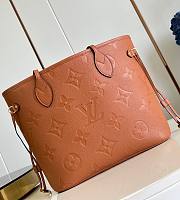 LV Neverfull MM Monogram Empreinte Leather Cognac M12605 - 31x28x14cm - 3