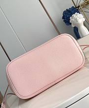LV Neverfull MM Bicolor Monogram Empreinte Pink/Beige M14210 - 31x28x14cm - 4