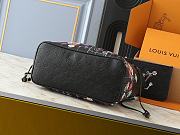 LVxTM Neverfull MM Monogram Empreinte Leather Black M13675 - 31x28x14cm - 5