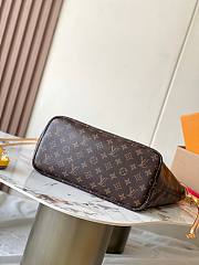 LV Neverfull Bandouliere Inside Out MM Monogram Canvas Rouge Sari M12096 - 31x28x14cm - 5
