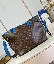 LV Neverfull Bandouliere Inside Out MM Monogram Canvas Gaston Blue M13753 - 31x28x14cm - 1