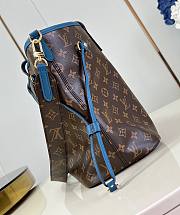 LV Neverfull Bandouliere Inside Out MM Monogram Canvas Gaston Blue M13753 - 31x28x14cm - 4