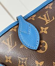 LV Neverfull Bandouliere Inside Out MM Monogram Canvas Gaston Blue M13753 - 31x28x14cm - 2