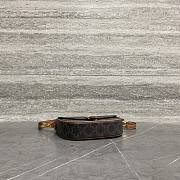 Celine Folco Shoulder Bag In Triomphe Canvas and Calfskin Tan - 20x14x5cm - 4