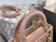 Medium Lady Dior Bag Powder Pink Cannage Lambskin - 24×20×11cm - 2