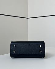 Fendi Peekaboo Mini Black Selleria Bag Cuoio Romano Calfskin - 23cm - 2
