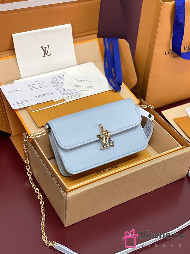 LV Wallet On Chain Bloom Light Blue M14547 - 20x11.5x4cm - 1