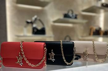 LV Wallet On Chain Bloom - 20x11.5x4cm