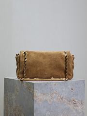YSL Calypso Small in SuedeLeather Gold - 26x14x7cm - 2