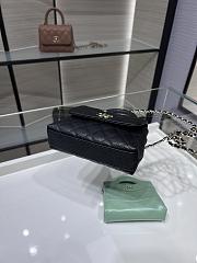 Chanel 24 Coco Handle Grained Calfskin Black 14cm - 5