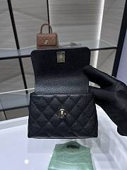 Chanel 24 Coco Handle Grained Calfskin Black 14cm - 2