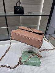 Chanel 24 Coco Handle Grained Calfskin Sand 14cm - 4