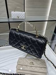 Chanel Clutch With Chain Grained Calfskin & Gold-Tone Metal Black - 19cm - 3