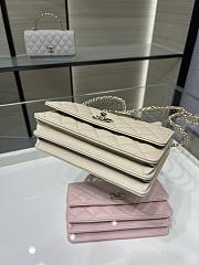 Chanel Clutch With Chain Grained Calfskin & Gold-Tone Metal Beige - 19cm - 5