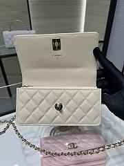 Chanel Clutch With Chain Grained Calfskin & Gold-Tone Metal Beige - 19cm - 4
