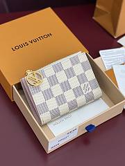 LV Lisa Wallet Damier Azur Canvas N00133 - 9x11.5x1.5cm - 1