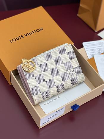 LV Lisa Wallet Damier Azur Canvas N00133 - 9x11.5x1.5cm