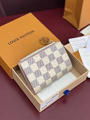 LV Lisa Wallet Damier Azur Canvas N00133 - 9x11.5x1.5cm - 6