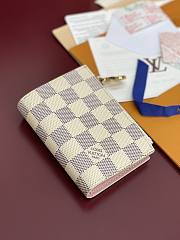 LV Lisa Wallet Damier Azur Canvas N00133 - 9x11.5x1.5cm - 2