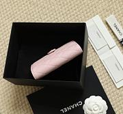 Chanel Caviar Quilted Passport Holder Light Pink Silver Hardware - 14x10.5x2cm - 5