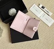 Chanel Caviar Quilted Passport Holder Light Pink Silver Hardware - 14x10.5x2cm - 4