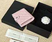 Chanel Caviar Quilted Passport Holder Light Pink Silver Hardware - 14x10.5x2cm - 3