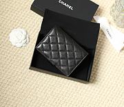 Chanel Caviar Quilted Passport Holder Black Gold Hardware - 14x10.5x2cm - 6