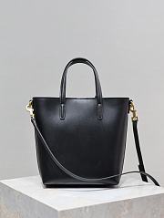 YSL Mini Toy Shopping in Box Leather Black - 18x17x8cm - 3