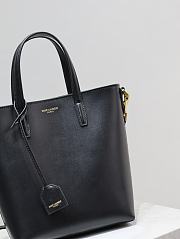 YSL Mini Toy Shopping in Box Leather Black - 18x17x8cm - 2