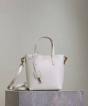 YSL Mini Toy Shopping in Box Leather White - 18x17x8cm - 5