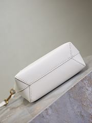 YSL Mini Toy Shopping in Box Leather White - 18x17x8cm - 2