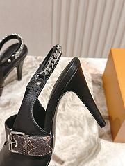 LV Vibe Slingback Pump Black 1AHL37  - 4