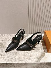 LV Vibe Slingback Pump Black 1AHL37  - 3