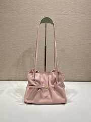 Prada Small Prada Dada Nappa Leather Bag Powder Pink 1BG586 - 28x18.5x11.5cm - 6