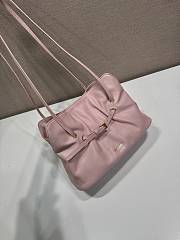 Prada Small Prada Dada Nappa Leather Bag Powder Pink 1BG586 - 28x18.5x11.5cm - 3