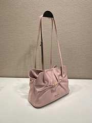 Prada Small Prada Dada Nappa Leather Bag Powder Pink 1BG586 - 28x18.5x11.5cm - 2