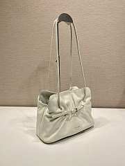 Prada Small Prada Dada Nappa Leather Bag White 1BG586 - 28x18.5x11.5cm - 4