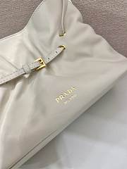 Prada Small Prada Dada Nappa Leather Bag White 1BG586 - 28x18.5x11.5cm - 3