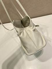 Prada Small Prada Dada Nappa Leather Bag White 1BG586 - 28x18.5x11.5cm - 2