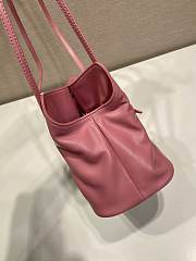 Prada Small Prada Dada Nappa Leather Bag Pink 1BG586 - 28x18.5x11.5cm - 2