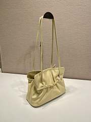 Prada Small Prada Dada Nappa Leather Bag Beige 1BG586 - 28x18.5x11.5cm - 6