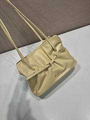 Prada Small Prada Dada Nappa Leather Bag Beige 1BG586 - 28x18.5x11.5cm - 3