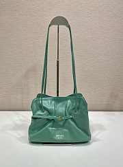 Prada Small Prada Dada Nappa Leather Bag Green 1BG586 - 28x18.5x11.5cm - 1
