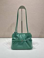 Prada Small Prada Dada Nappa Leather Bag Green 1BG586 - 28x18.5x11.5cm - 5