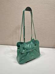 Prada Small Prada Dada Nappa Leather Bag Green 1BG586 - 28x18.5x11.5cm - 3