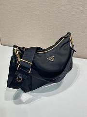 Prada Explore Large Re-nylon And Leather Bag Black 1BC264 - 32x22x11.5cm - 6