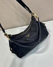 Prada Explore Large Re-nylon And Leather Bag Black 1BC264 - 32x22x11.5cm - 5