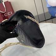 Gucci GG Marmont Wallet On Chain Black - 20x12x4cm - 6