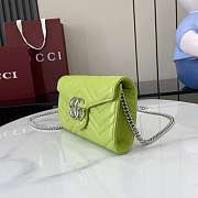 Gucci GG Marmont Wallet On Chain Green - 20x12x4cm - 4